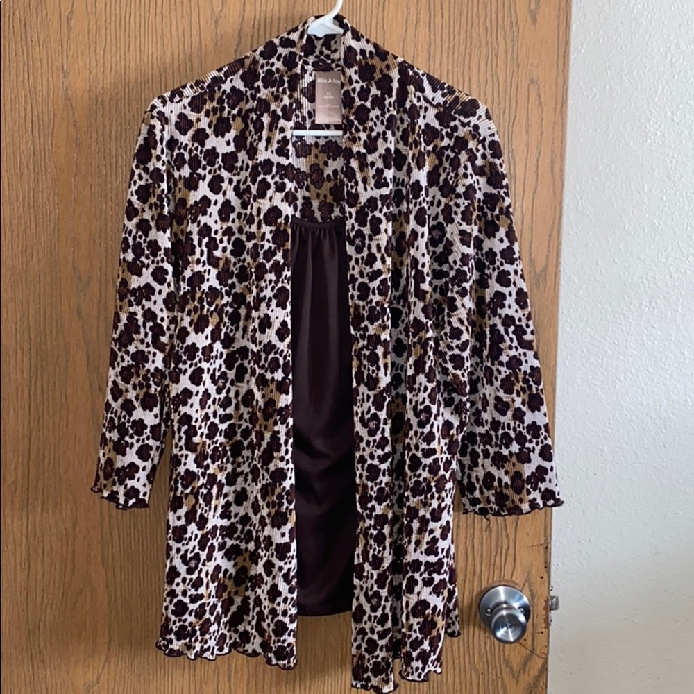 CHEETAH WOMENS CARDIGAN